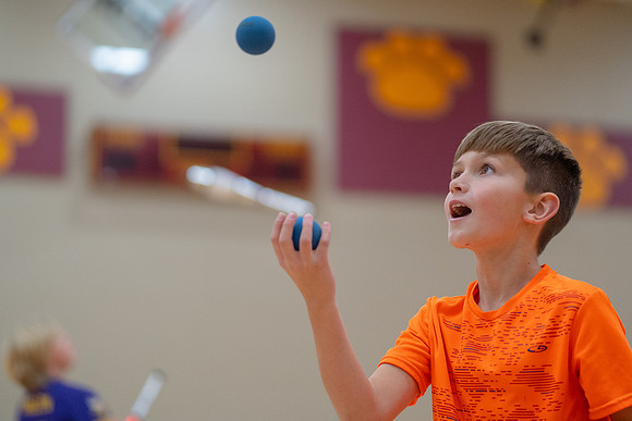 Juggling at Bear Cave Intermediate School