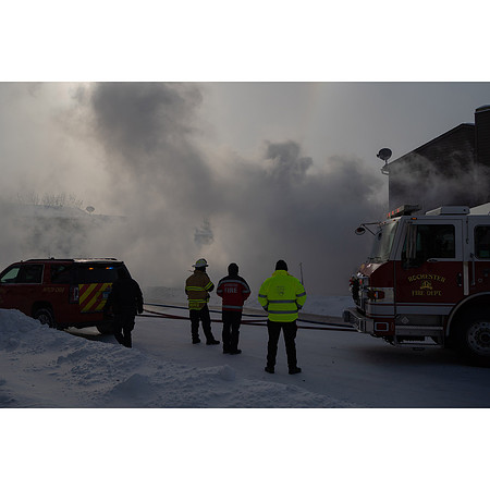 Structure Fire in Northwest Rochester