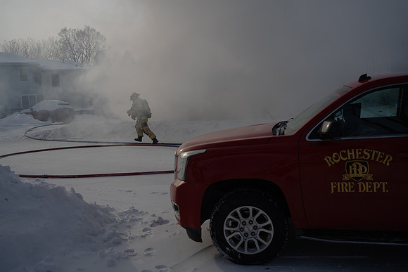 Structure Fire in Northwest Rochester
