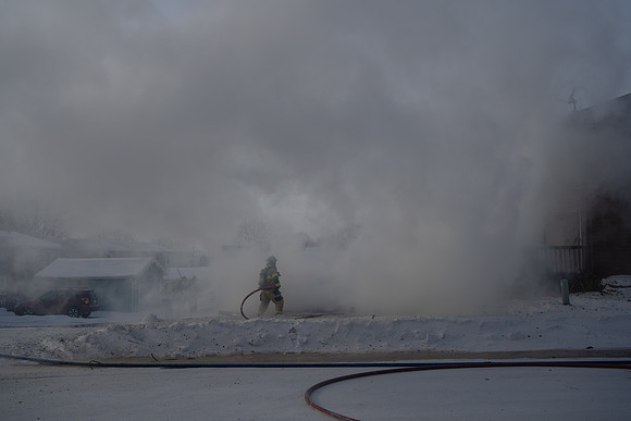 Structure Fire in Northwest Rochester