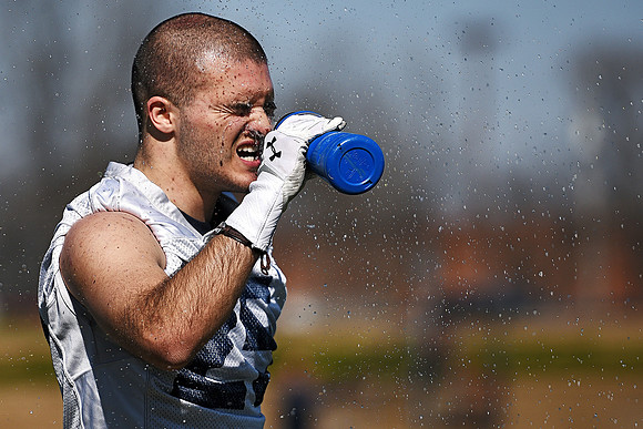 Augustana Spring Football Practice