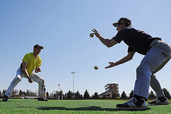 Augustana Baseball Practice