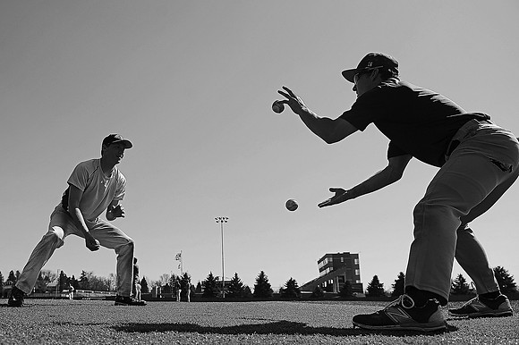 Augustana Baseball Practice
