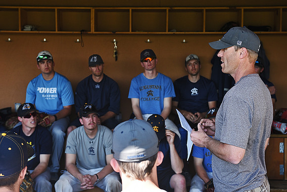 Augustana Baseball Practice
