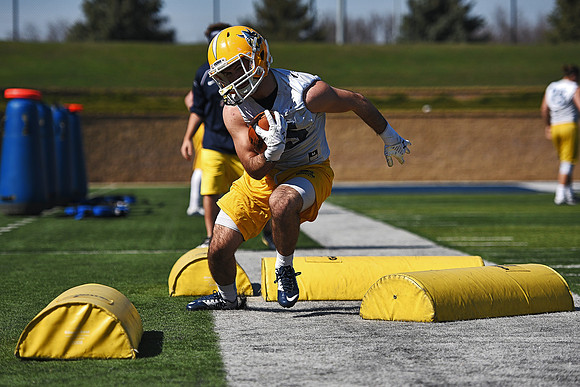 Augustana Spring Football Practice