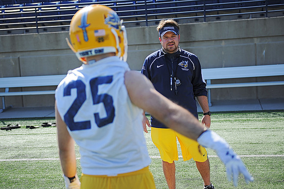 Augustana Spring Football Practice