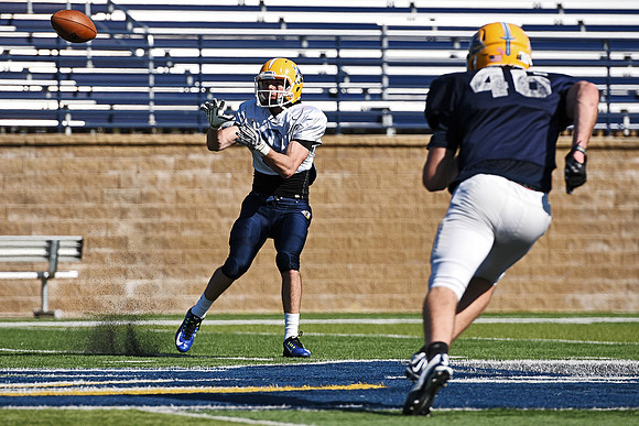 Augustana Spring Football Practice