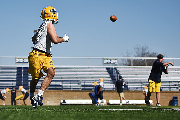 Augustana Spring Football Practice