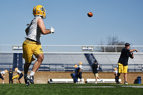 Augustana Spring Football Practice