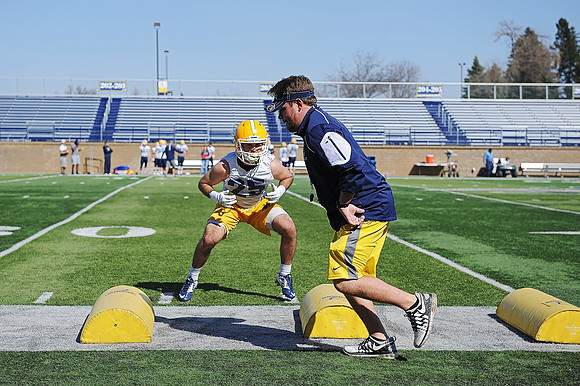 Augustana Spring Football Practice