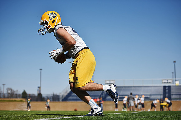 Augustana Spring Football Practice