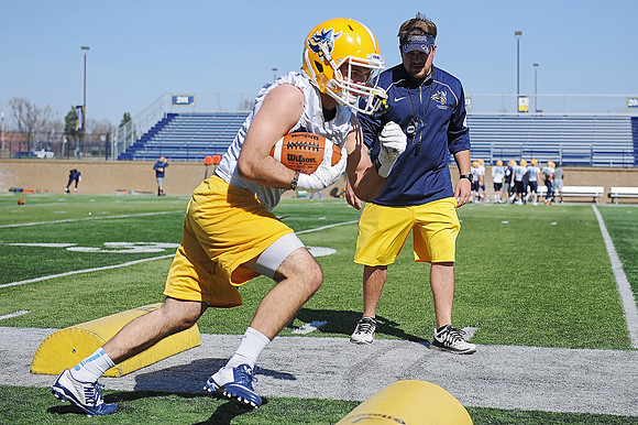 Augustana Spring Football Practice