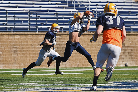 Augustana Spring Football Practice