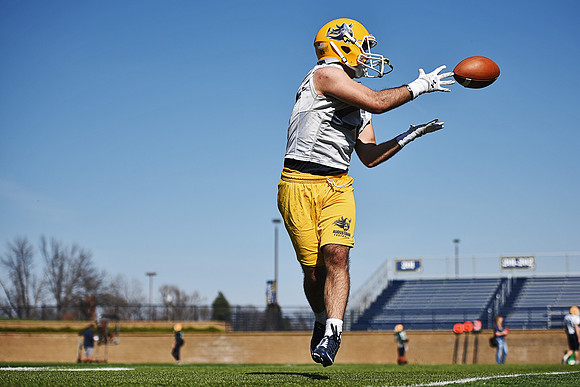 Augustana Spring Football Practice