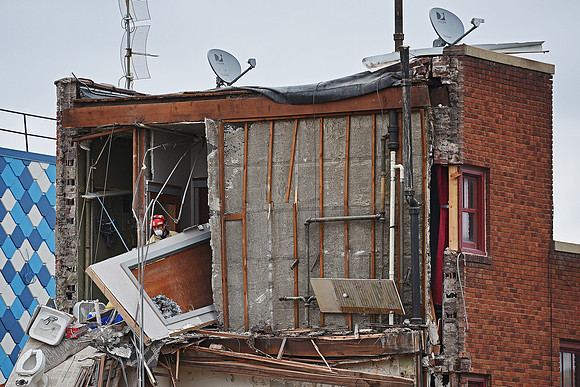 Copper Lounge Building Collapse