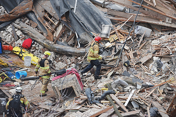 Copper Lounge Building Collapse