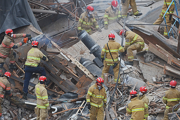 Copper Lounge Building Collapse