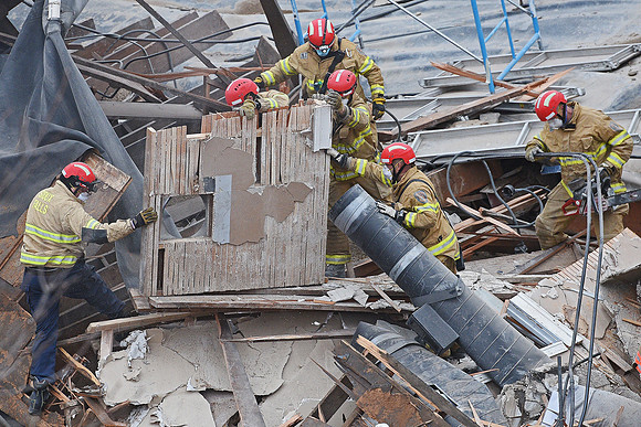 Copper Lounge Building Collapse