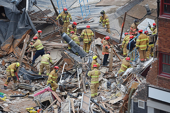 Copper Lounge Building Collapse