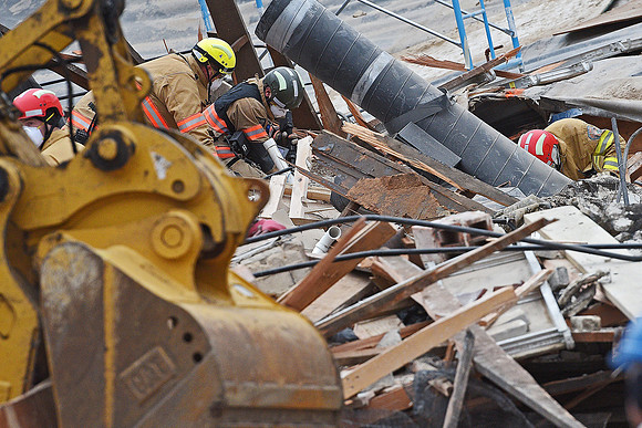 Copper Lounge Building Collapse