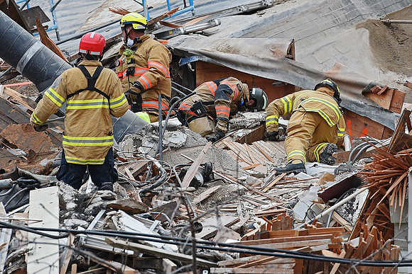Copper Lounge Building Collapse