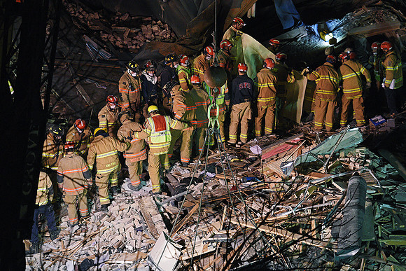 Copper Lounge Building Collapse