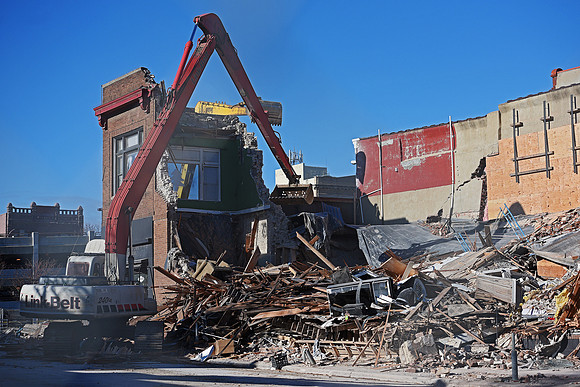 Copper Lounge Building Demolition