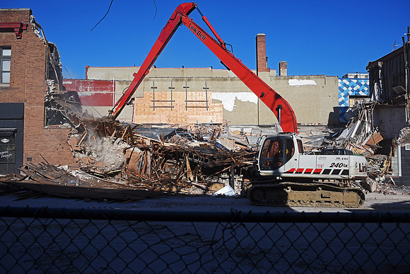 Copper Lounge Building Demolition