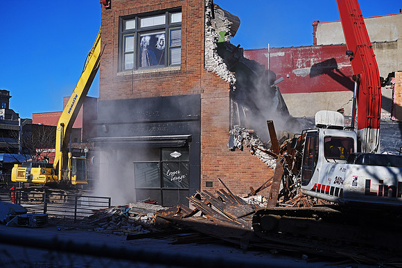 Copper Lounge Building Demolition