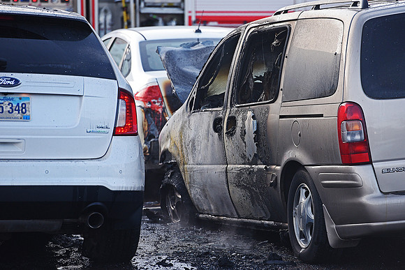 Lewis Drug Car Fire