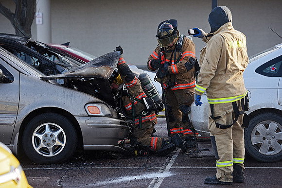 Lewis Drug Car Fire