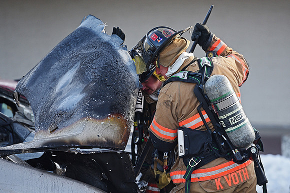 Lewis Drug Car Fire