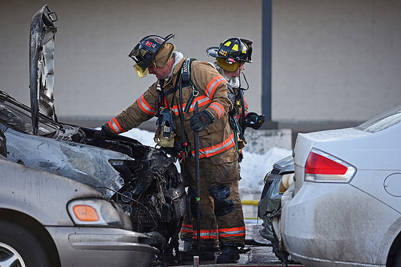 Lewis Drug Car Fire