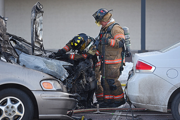 Lewis Drug Car Fire
