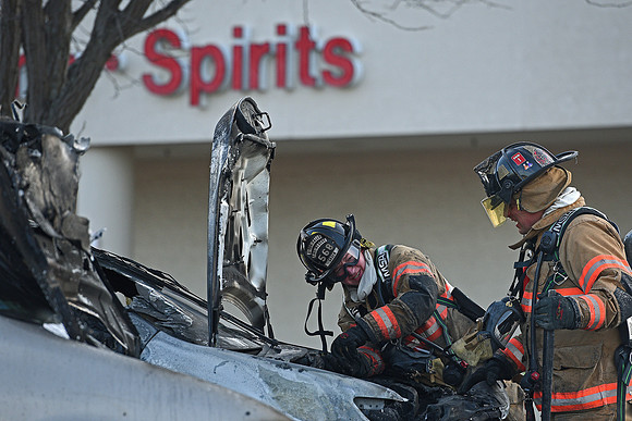 Lewis Drug Car Fire