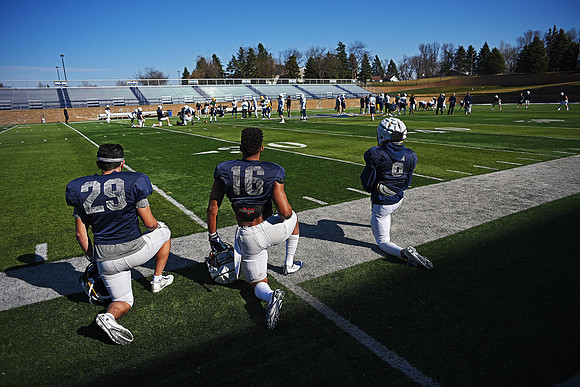 Augustana Football Practice