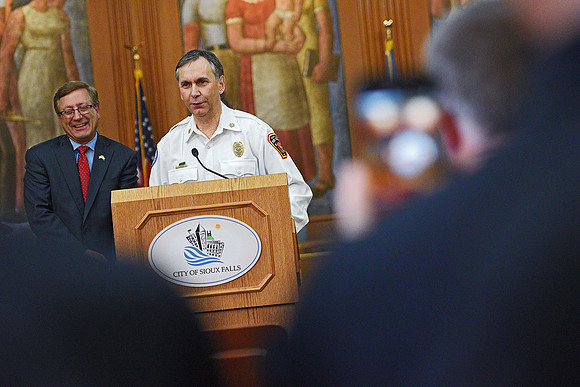 Sioux Falls Fire Rescue Chief Jim Sideras Retirement