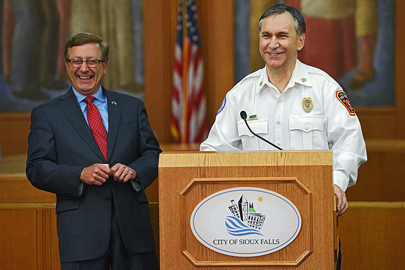 Sioux Falls Fire Rescue Chief Jim Sideras Retirement