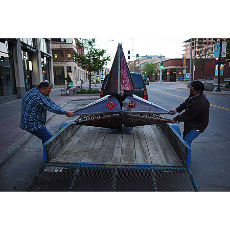 SculptureWalk Sioux Falls Installation