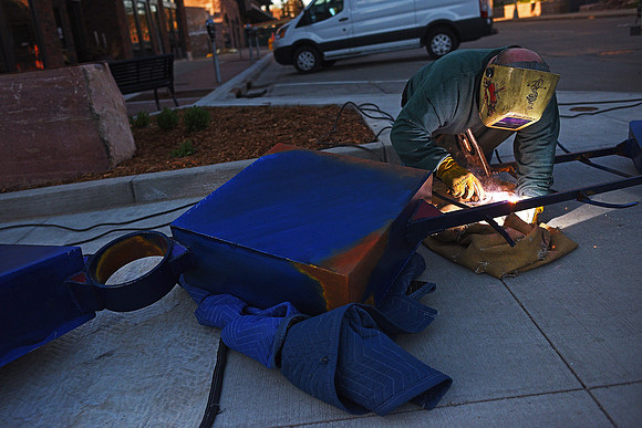 SculptureWalk Sioux Falls Installation