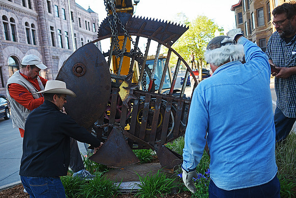 SculptureWalk Sioux Falls Installation