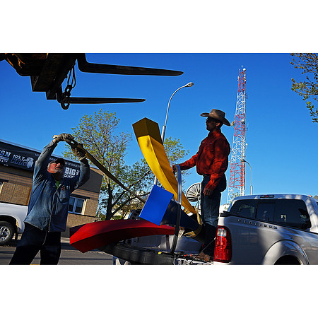 SculptureWalk Sioux Falls Installation