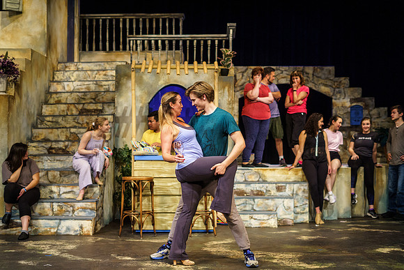 "Mama Mia!" Rehearsal