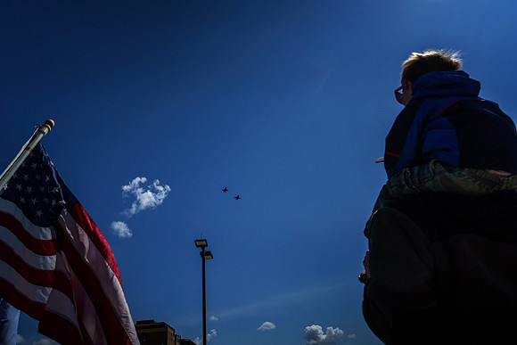 National Guard Flyover